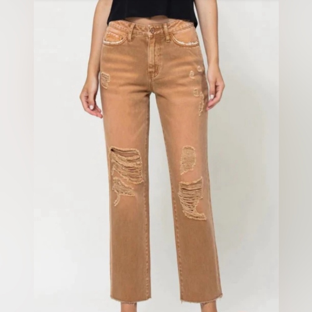 Flying Monkeys Norah High Rise Straight Jeans